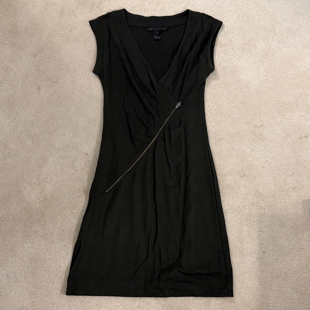 Marc By Marc Jacobs Black Midi Dress